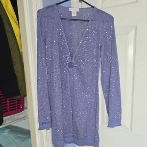 House of Harlow 1960 Lavender Sequin Knit